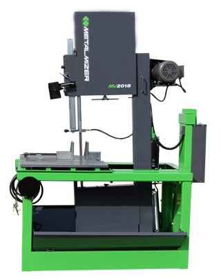 18" x 20" METALMIZER ... TILT FRAME VERICAL BAND SAW