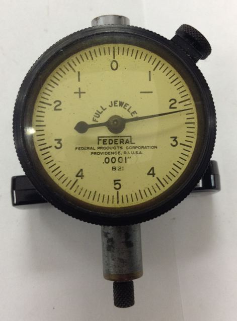 0" - .025" ... FEDERAL DIAL INDICATOR