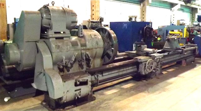 36" x 192" WICKES BROTHER ... LATHE 2-5/8" SPINDLE HOLE