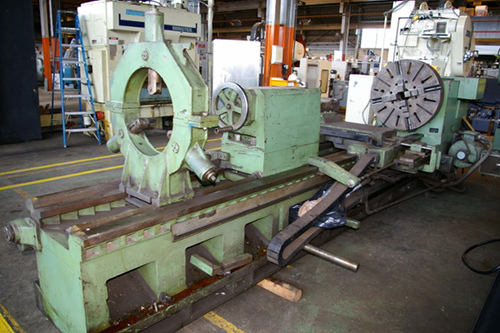 36" x 140" SUMMIT ... (LARGE HOLE) LATHE 6-1/8" SPINDLE HOLE