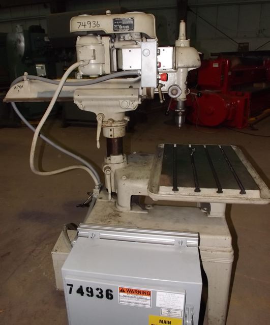 3-3/4" x 17" WALKER TURNER ... RADIAL DRILL