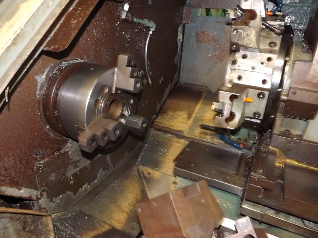 16" x 24" KIA ... 2-1/4" SPINDLE HOLE CNC LATHE