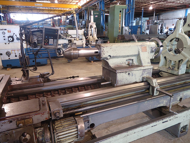 30" x 33' (396") MAZAK ... LATHE 4-1/4" SPINDLE HOLE