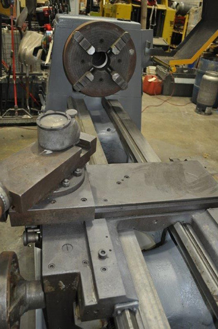 17" x 80" CLAUSING ... LATHE 3" SPINDLE HOLE