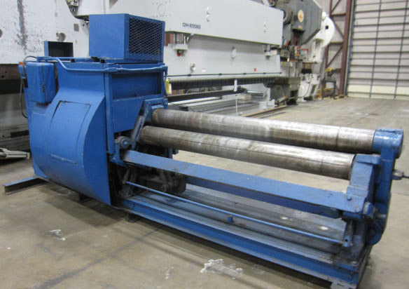 6' x 1/4" BERTSCH ... HYDRAULIC PLATE ROLL