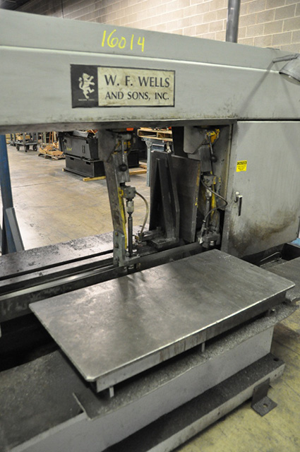 25" x 36" W.F. WELLS ... "SEMI AUTOMATIC" HORIZONTAL BANDSAW