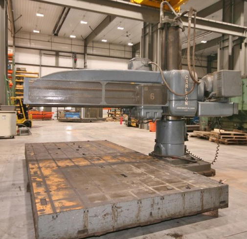 19" x 96" (8') CARLTON ... RADIAL DRILL