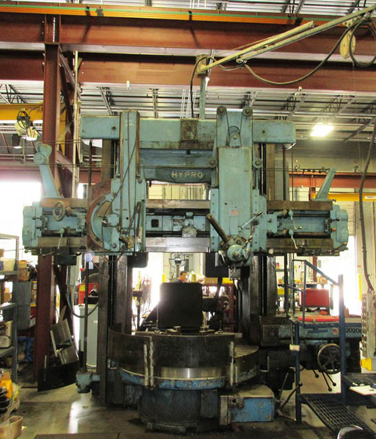 64" - 4 JAW CHUCK GIDDINGS & LEWIS ... VERTICAL TURRET LATHE