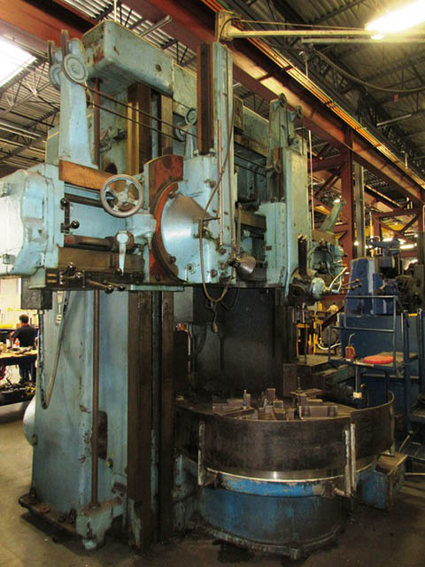 64" - 4 JAW CHUCK GIDDINGS & LEWIS ... VERTICAL TURRET LATHE