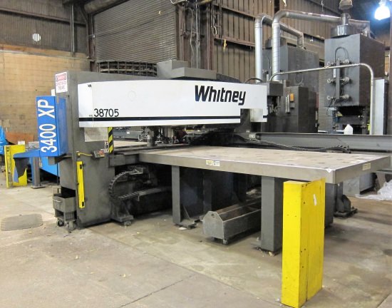 40 TON WHITNEY ... CNC TURRET PUNCH