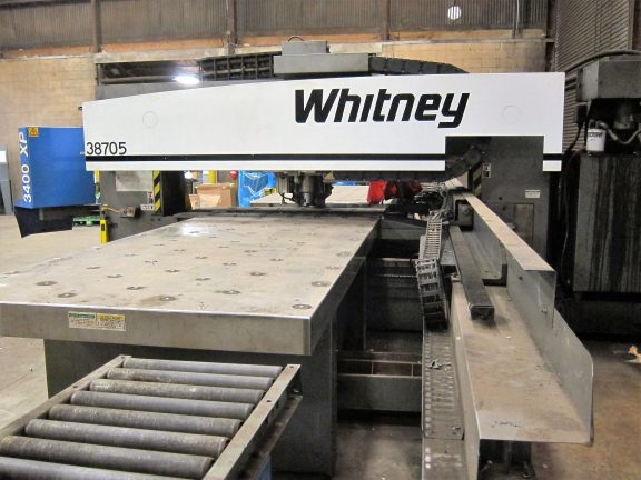 40 TON WHITNEY ... CNC TURRET PUNCH