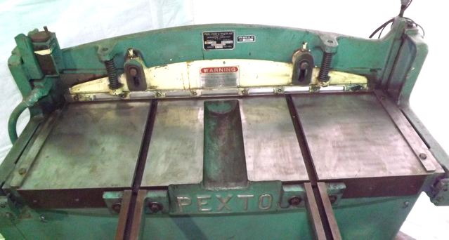 16 GA. x 3' PEXTO ... SHEET METAL SHEAR