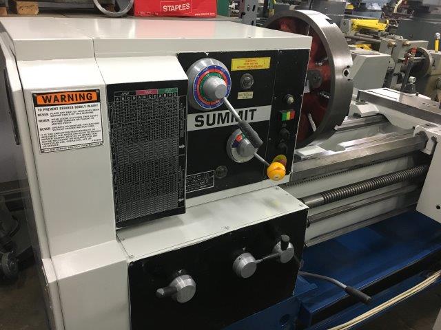 20" x 120" SUMMIT ... LATHE 4-1/8" SPINDLE HOLE