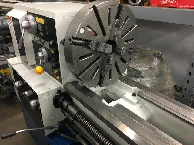 20" x 120" SUMMIT ... LATHE 4-1/8" SPINDLE HOLE