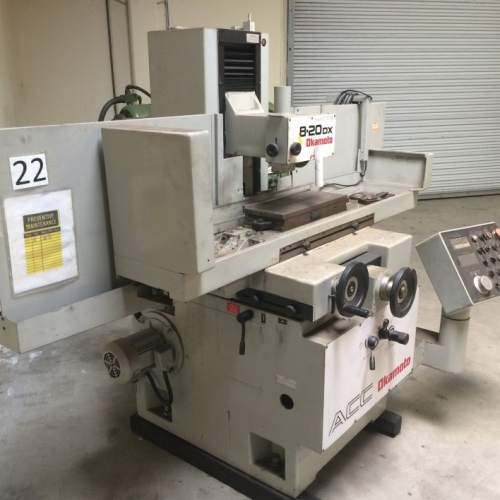 8" x 20" OKAMOTO ... (3) AXIS AUTOMATIC SURFACE GRINDER