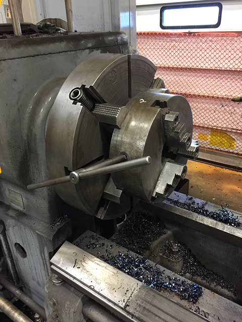 32" x 156" LEBLOND ... LATHE 3-1/8" SPINDLE HOLE