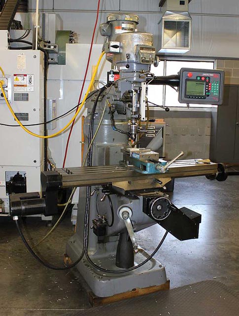 X=30" - Y=12" - Z=16" BRIDGEPORT PROTO-TRAK ... CNC VERT. MILL