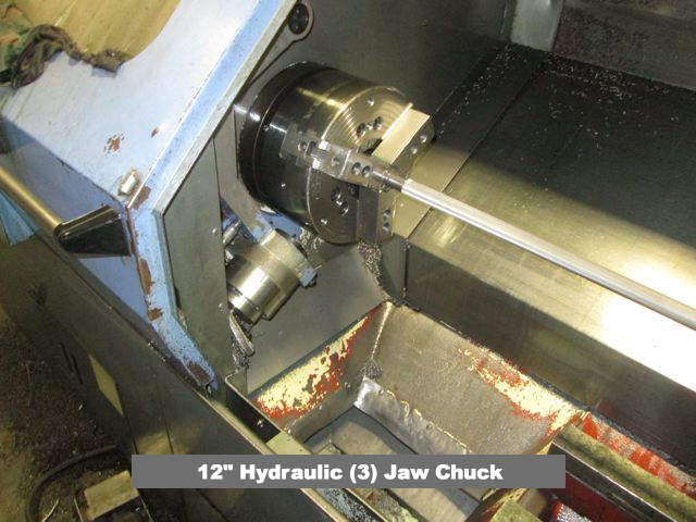 12" HYDRAULIC CHUCK LEADWELL ... 3" SPINDLE HOLE