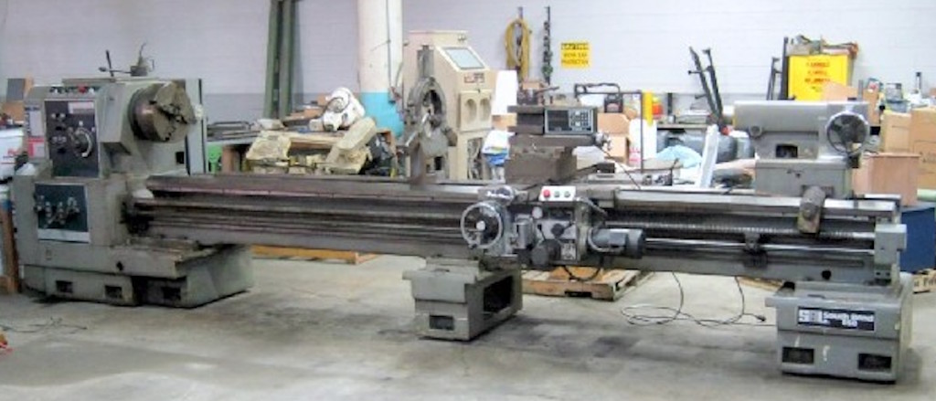33" x 157" SOUTH BEND ... LATHE 4-1/8" SPINDLE HOLE