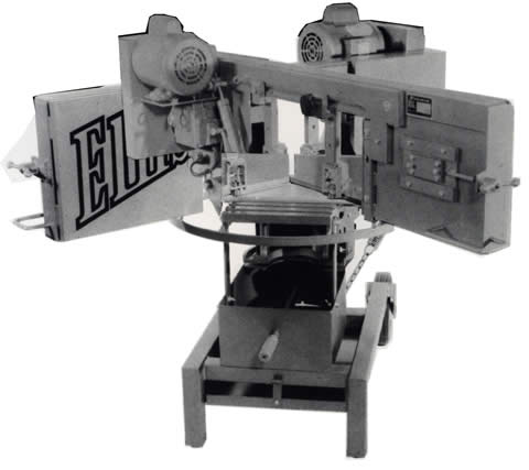 8-3/4" x 10" ELLIS ... "SWIVEL HEAD" HORIZONTAL BANDSAW