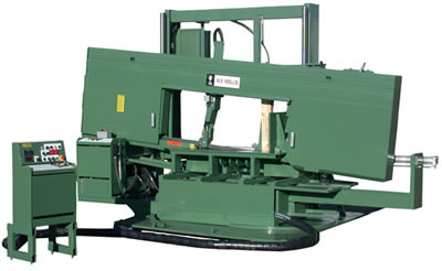 22" x 48" W.F. WELLS ... "SEMI-AUTOMATIC" HORIZONTAL BANDSAW