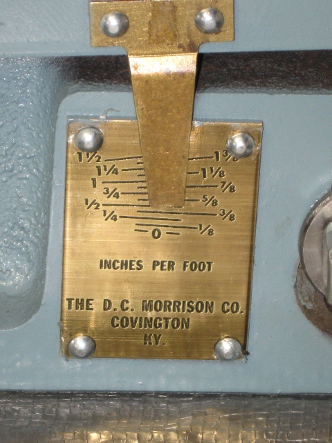 1-1/2" MORRISON ... KEYSEATER