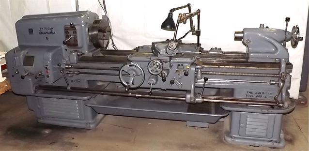 19" x 54" AMERICAN PACEMAKER ... LATHE 1-3/4" SPINDLE HOLE
