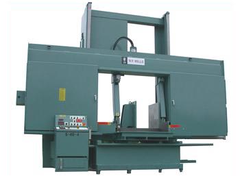 40" x 40" W.F. WELLS ... "SEMI-AUTOMATIC" HORIZONTAL BANDSAW